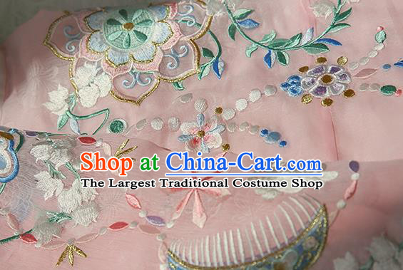 China Traditional Hanfu Clothing Ancient Court Lady Apparels Tang Dynasty Princess Embroidered Dress for Women