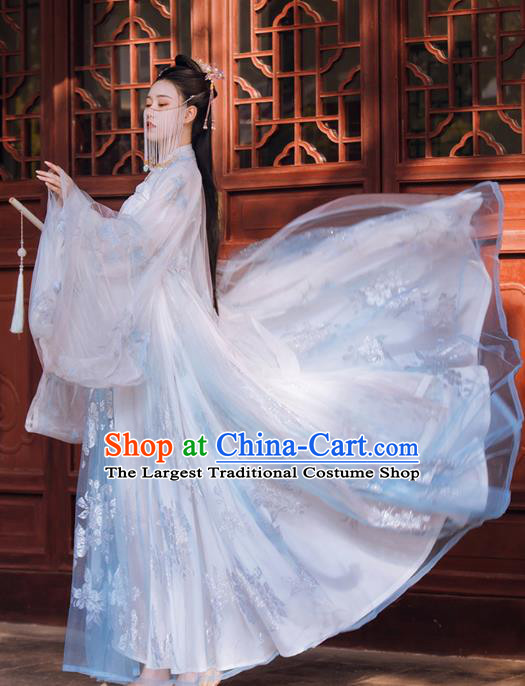 Traditional China Hanfu Dress Ancient Tang Dynasty Princess Historical Clothing Full Set