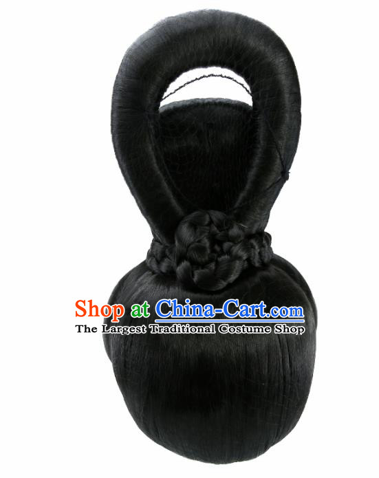Chinese Classical Flying Dance Wigs Hair Accessories Ancient Imperial Concubine Chignon for Women