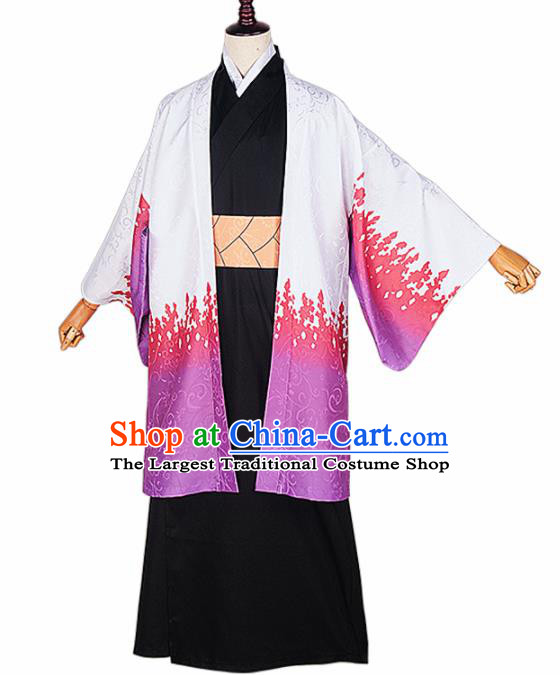 Japanese Cosplay Warrior Knight Kimono Traditional Ancient Swordsman Costume for Men