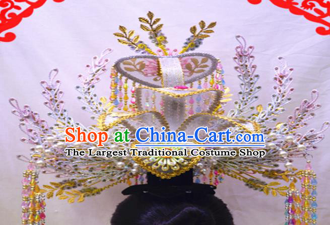 Chinese Traditional Peking Opera Phoenix Hairpins Handmade Beijing Opera Diva Hair Accessories for Women