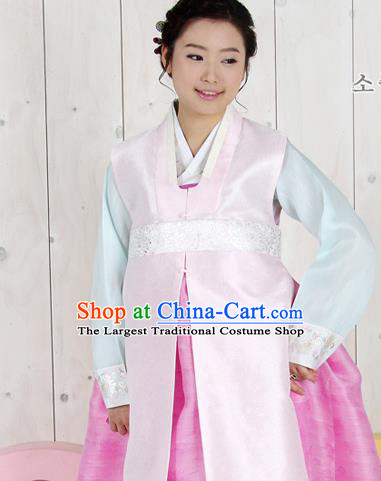Korean Traditional Bride Mother Hanbok Garment Long Vest Asian Korea Fashion Costume for Women
