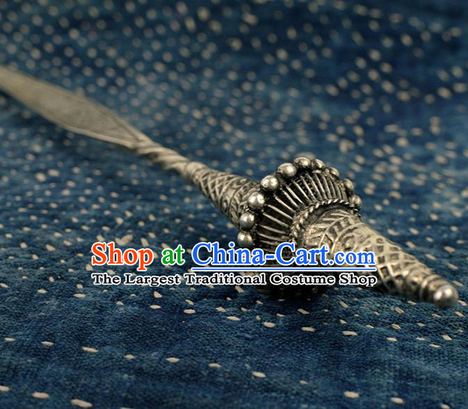 Chinese Traditional National Carving Hairpin Handmade Hanfu Hair Accessories for Women