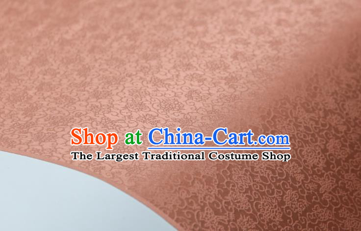 Chinese Classical Plant Pattern Design Deep Pink Mulberry Silk Fabric Asian Traditional Cheongsam Silk Material