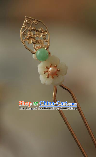 Chinese Handmade Ming Dynasty Princess Plum Blossom Hairpins Ancient Hanfu Hair Accessories for Women