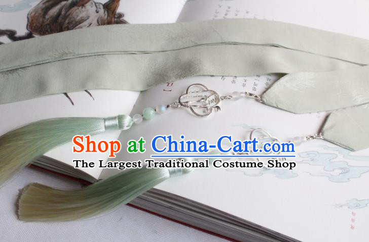 Chinese Traditional Hanfu Ming Dynasty Bamboo Headband Handmade Ancient Princess Hair Accessories for Women