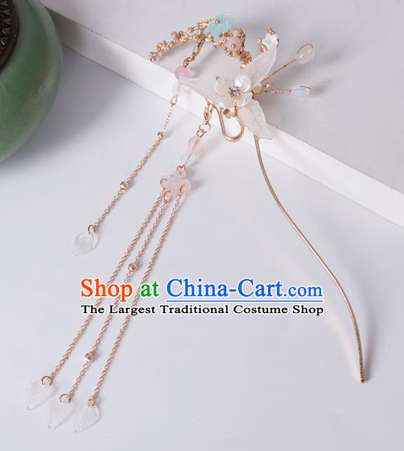 Traditional Chinese Hanfu Tassel Hairpin Handmade Ancient Princess Hair Accessories for Women