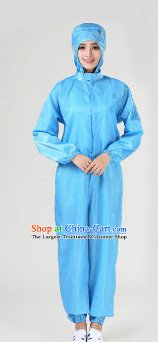 Medical Grade Blue Disposable Isolation Clothing to Avoid Coronavirus Medical Protection Suit