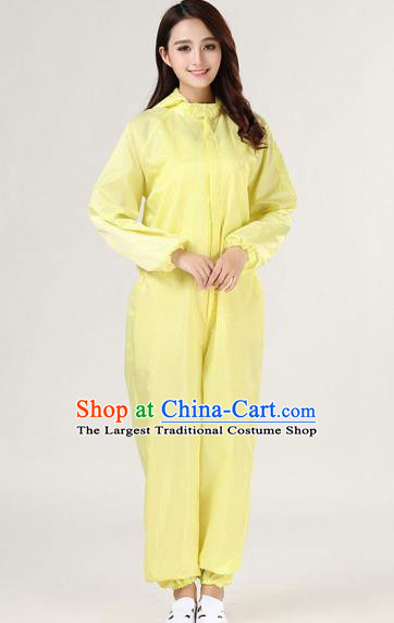 Medical Grade Yellow Disposable Isolation Clothing to Avoid Coronavirus Medical Protection Suit