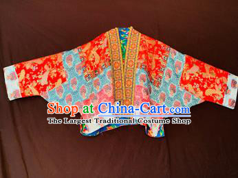 Chinese Traditional Red Brocade Jacket Tang Suit Outer Garment Costume for Women