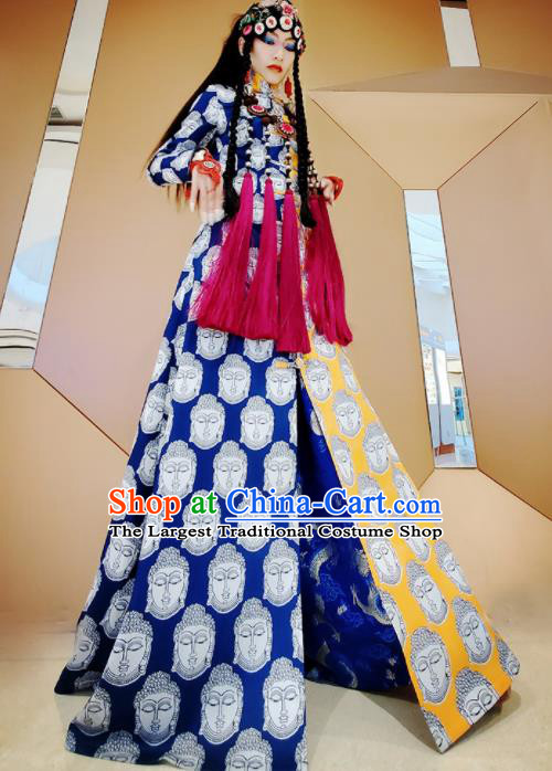 Chinese Traditional National Brocade Dress Tang Suit Cheongsam for Women