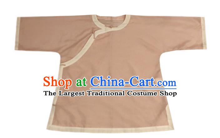 Chinese Traditional Pink Silk Shirt National Upper Outer Garment Tang Suit Blouse Costume for Women