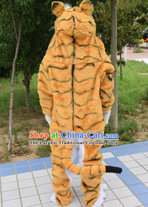 Cosplay Zodiac Tiger Traditional Chinese New Year Stage Performance Costume Complete Set