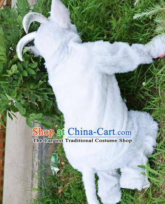 Cosplay Zodiac Sheep Traditional Chinese New Year Stage Performance Costume Complete Set