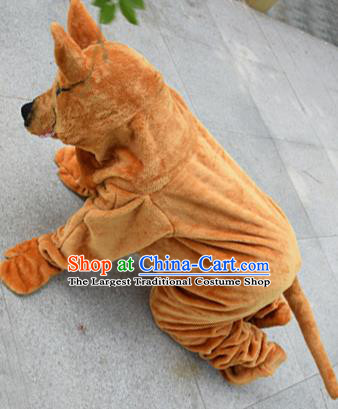 Cosplay Zodiac Dog Traditional Chinese New Year Stage Performance Costume Complete Set