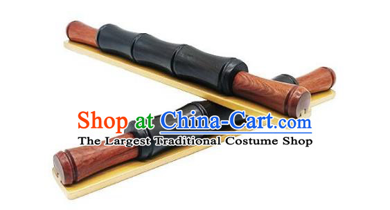Chinese Traditional Calligraphy Carving Bamboo Paper Weight Handmade Handwriting Supplies