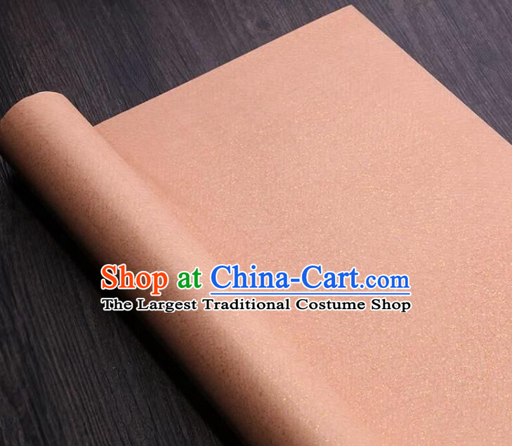 Traditional Chinese Pattern Pink Calligraphy Paper Handmade The Four Treasures of Study Writing Batik Art Paper