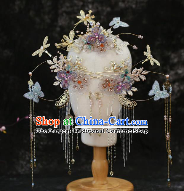 Chinese Traditional Wedding Hair Comb and Hairpins Hair Accessories for Women