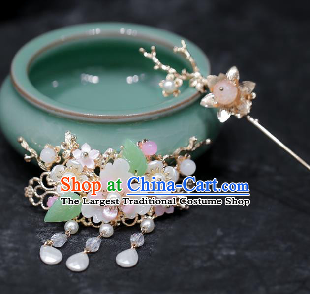 Chinese Traditional Hanfu Hair Crown and Hairpin Ancient Hair Accessories for Women