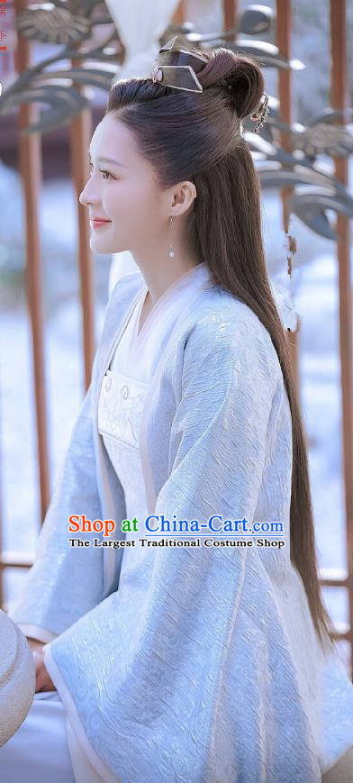 Qing Yu Nian Chinese Ancient Infanta Lin Wan Er Drama Joy of Life Replica Costume and Headpiece Complete Set