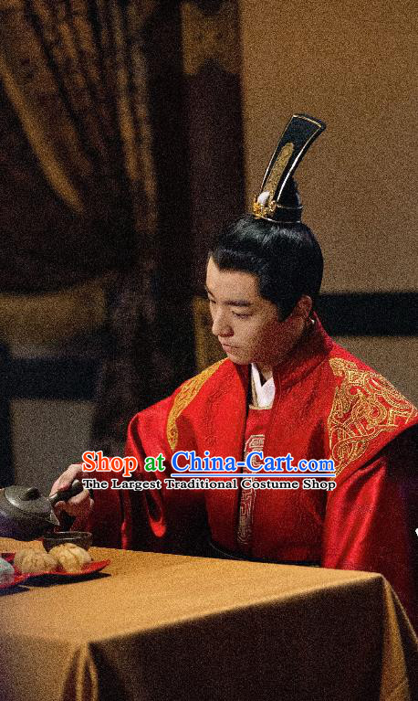 Chinese Ancient Emperor Baili Haohe Karry Clothing Historical Drama Guardians of The Ancient Oath Costume for Men