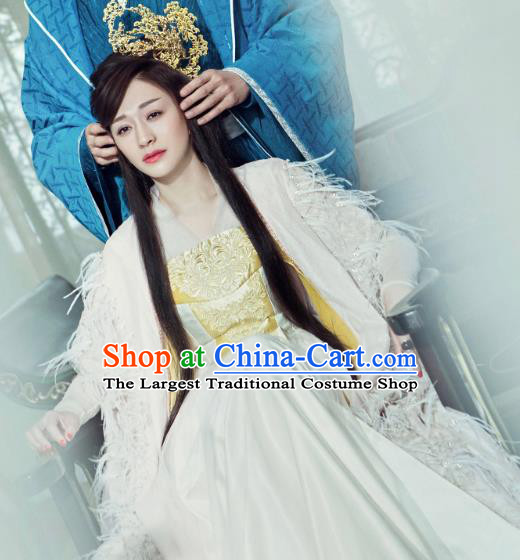 Chinese Ancient Elder Princess of Qing Historical Drama Qing Yu Nian Joy of Life Costume and Headpiece Complete Set