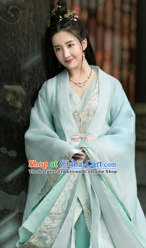 Chinese Ancient Noble Lady Hen Xiang Historical Drama Princess Silver Costume and Headpiece for Women