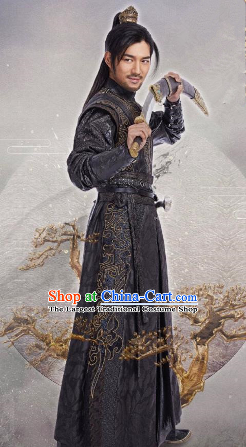 Chinese Drama The Love By Hypnotic Ancient Swordsman Yun Si Historical Costume and Headwear for Men