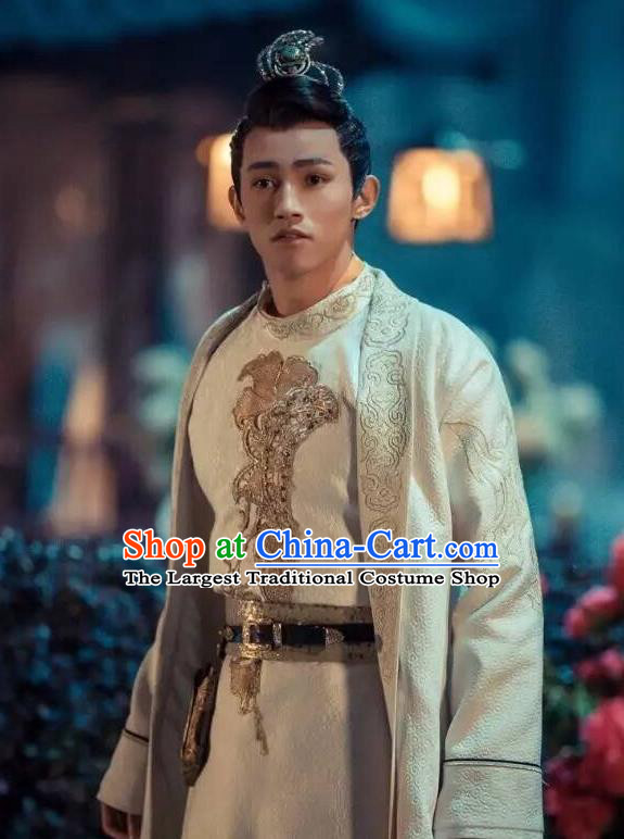 Drama Demon Catcher Zhong Kui Chinese Ancient Master Yang Renzhi Costume and Headpiece Complete Set