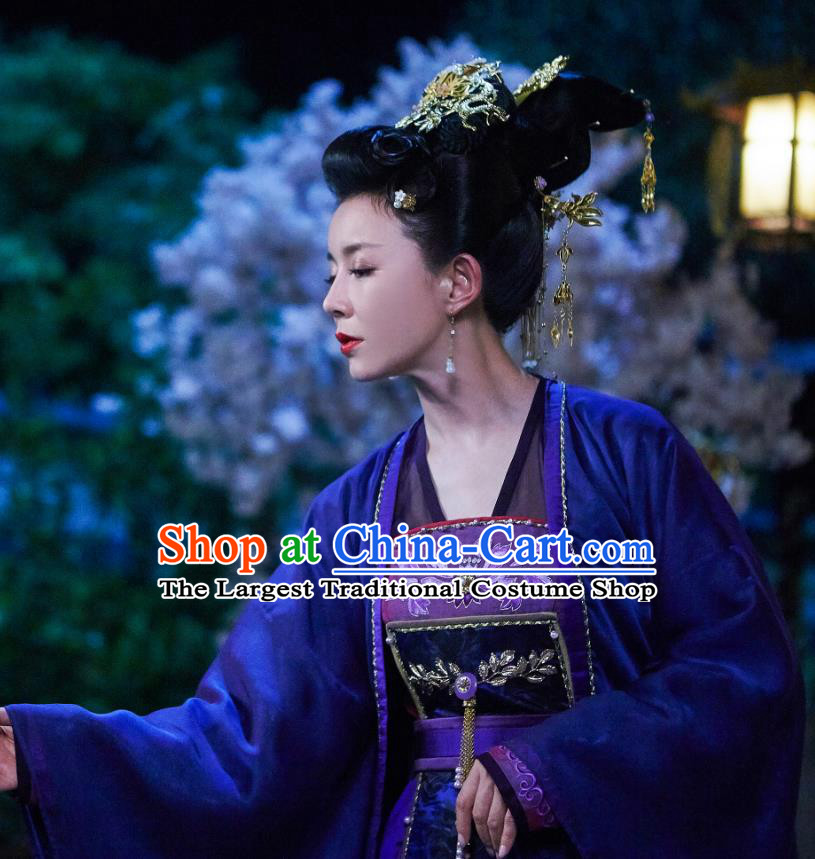 Chinese Ancient Imperial Consort Xia Dress Historical Drama Cinderella Chef Costume and Headpiece for Women
