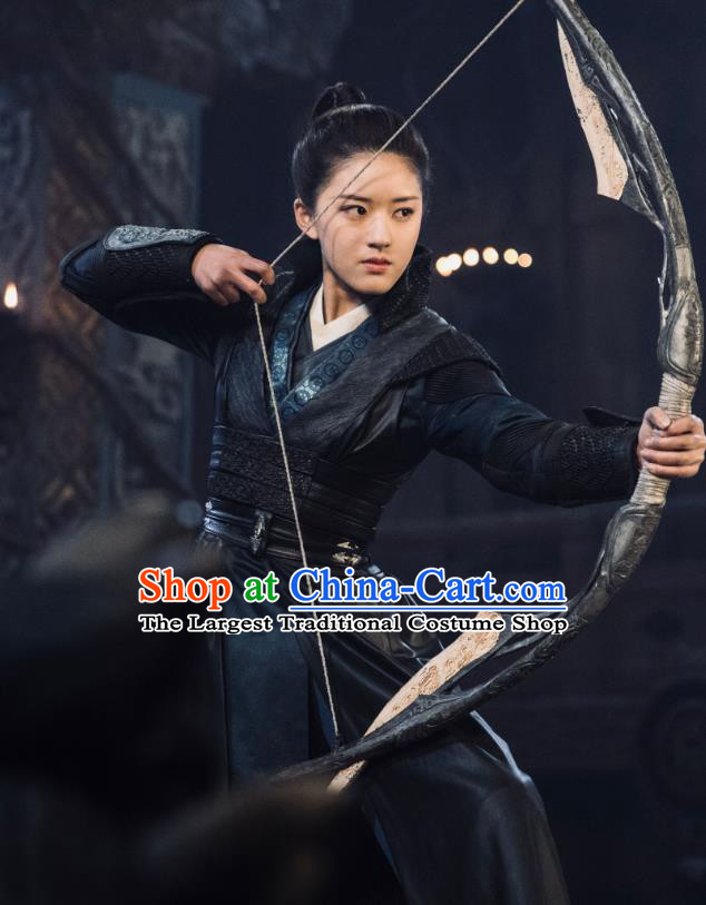 Chinese Ancient Female Swordsman Dress and Hairpins Historical Drama Love of Thousand Years Across A Man Costumes