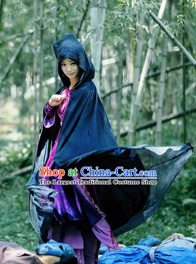 Chinese Ancient Fairy Historical Drama The Taosim Crandmaster Female Swordsman Zi Liuli Dress and Hair Accessories