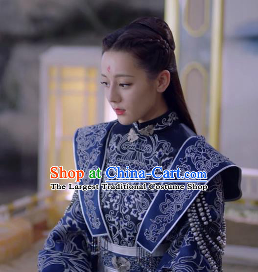Chinese Ancient Queen Drama Sansheng Sanshi Pillow Eternal Love of Dream Bai Fengjiu Wedding Costumes Complete Set