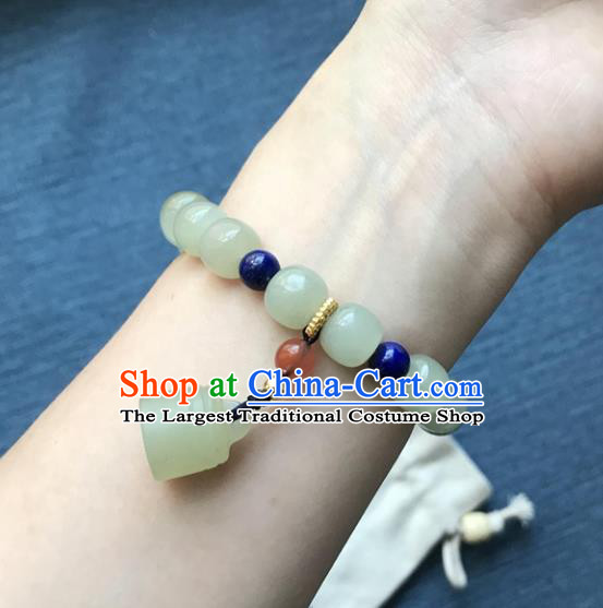 Chinese Ancient Hanfu Jade Accessories Jade Bracelet Jewelry Wristlet