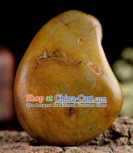 Chinese Ancient Carving Guan Yu Jade Accessories Jade Handgrip Hetian Jade Craft