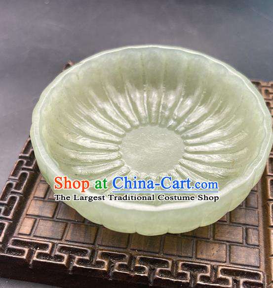 Chinese Jade Craft Carving Teacup Accessories Goblet Handiwork