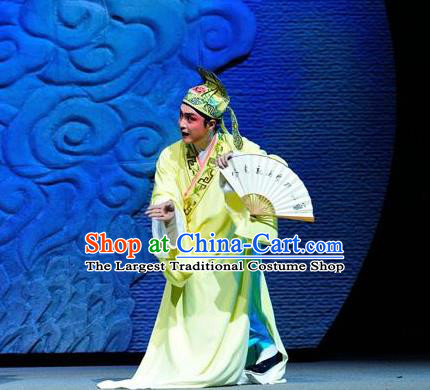 Chinese Beijing Opera Garment Kun Opera Jade Hairpin Apparels Niche Pan Bizheng Costumes and Hat