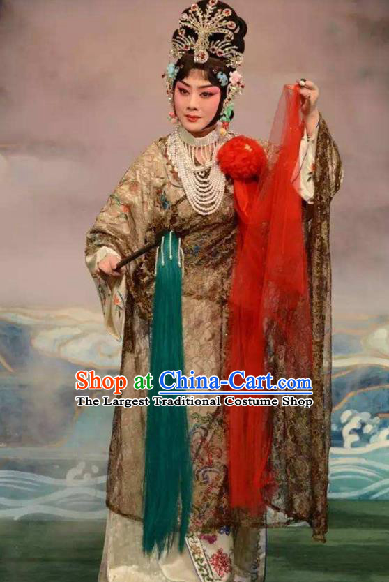 Traditional Chinese Opera the Empty City Stratagem Costumes Peking Opera Hua Tan Apparel Garment and Headdress