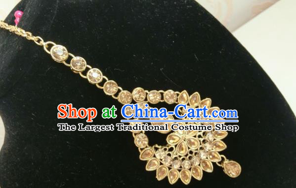 Traditional Indian Court Wedding Hair Accessories Asian India Eyebrows Pendant Jewelry Accessories for Women