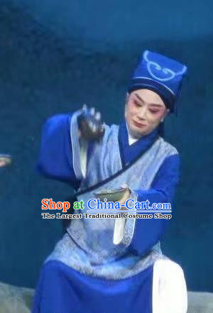 Chinese Yue Opera Merchant Qian Youliang Garment Costumes and Headwear Shaoxing Opera Xiaosheng Young Male Apparels
