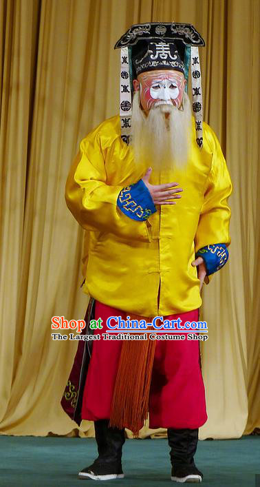 Chinese Beijing Opera Wu Sheng Apparels Zhu Lian Zhai Peking Opera Warrior Garment Costumes and Headwear