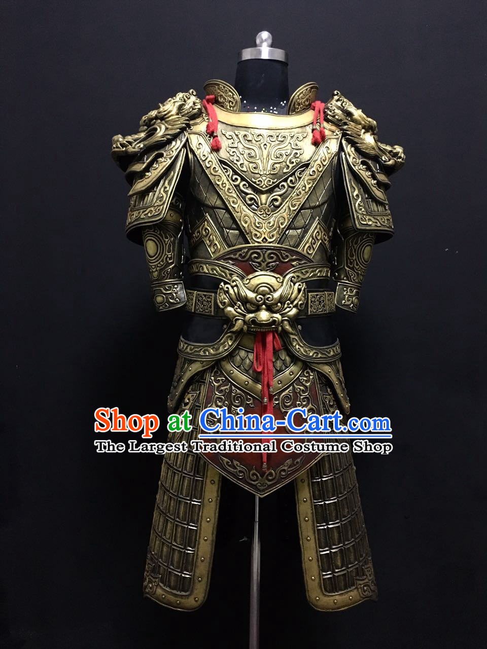 Chinese Han Dynasty Soldier Armor Apparels Historical Costumes Ancient General Armor Suits