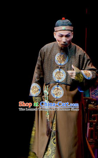 Chinese Yue Opera landlord Costumes and Headwear Jiujin Girl Shaoxing Opera Laosheng Elderly Male Shi Er Garment Apparels