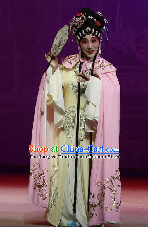 Chinese Kun Opera The Purple Hairpin Actress Costumes Peking Opera Garment Hua Tan Huo Xiaoyu Apparels Dress and Hair Accessories