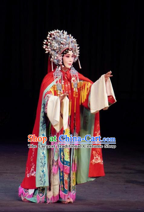Chinese The Purple Hairpin Kun Opera Diva Costumes and Hair Accessories Peking Opera Hua Tan Garment Dress Apparels