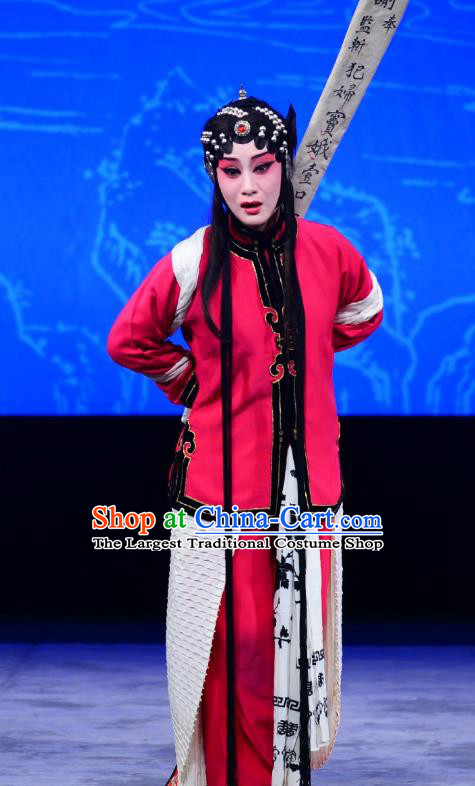 Injustice of Dou E Chinese Kunqu Opera Actress Costumes Peking Opera Garment Female Prisoner Apparels and Headdress