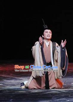 The Orphan of Zhao Chinese Yue Opera Young Male Zhao Shuo Garment and Headwear Shaoxing Opera Xiaosheng Prince Costumes Apparels
