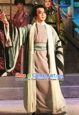 Xu Fu Dong Du Chinese Yue Opera Young Male Garment Costumes and Headwear Shaoxing Opera Xiaosheng Apparels