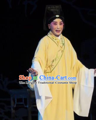 Liang Xiao Chinese Ping Opera Niche Costumes and Headwear Pingju Opera Xiaosheng Apparels Scholar Di Renjie Clothing