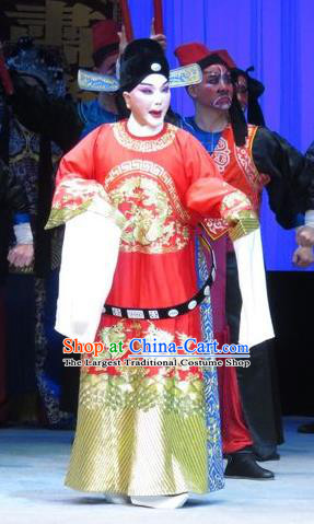 Xie Yaohuan Chinese Ping Opera Xiaosheng Scholar Costumes and Headwear Pingju Opera Official Apparels Clothing